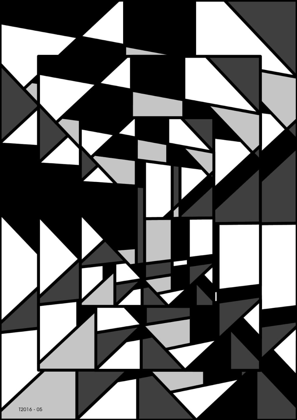 Geometrisch doorkijk venster