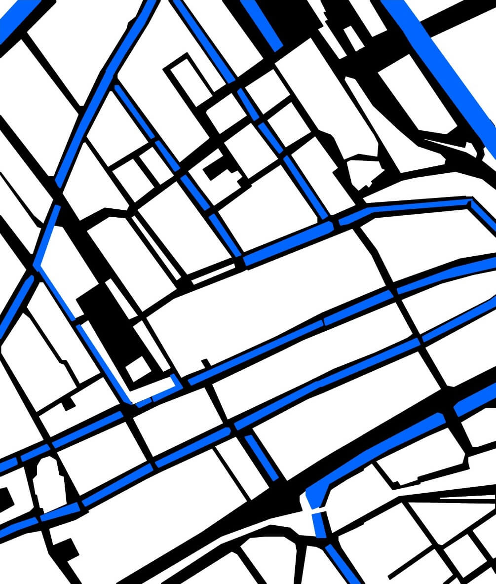 Delft in lijnen en water